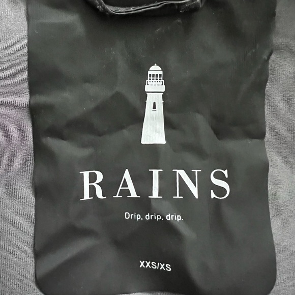 EUC RAINS ultra light parka jacket size XXS/XS unisex - Picture 3 of 8